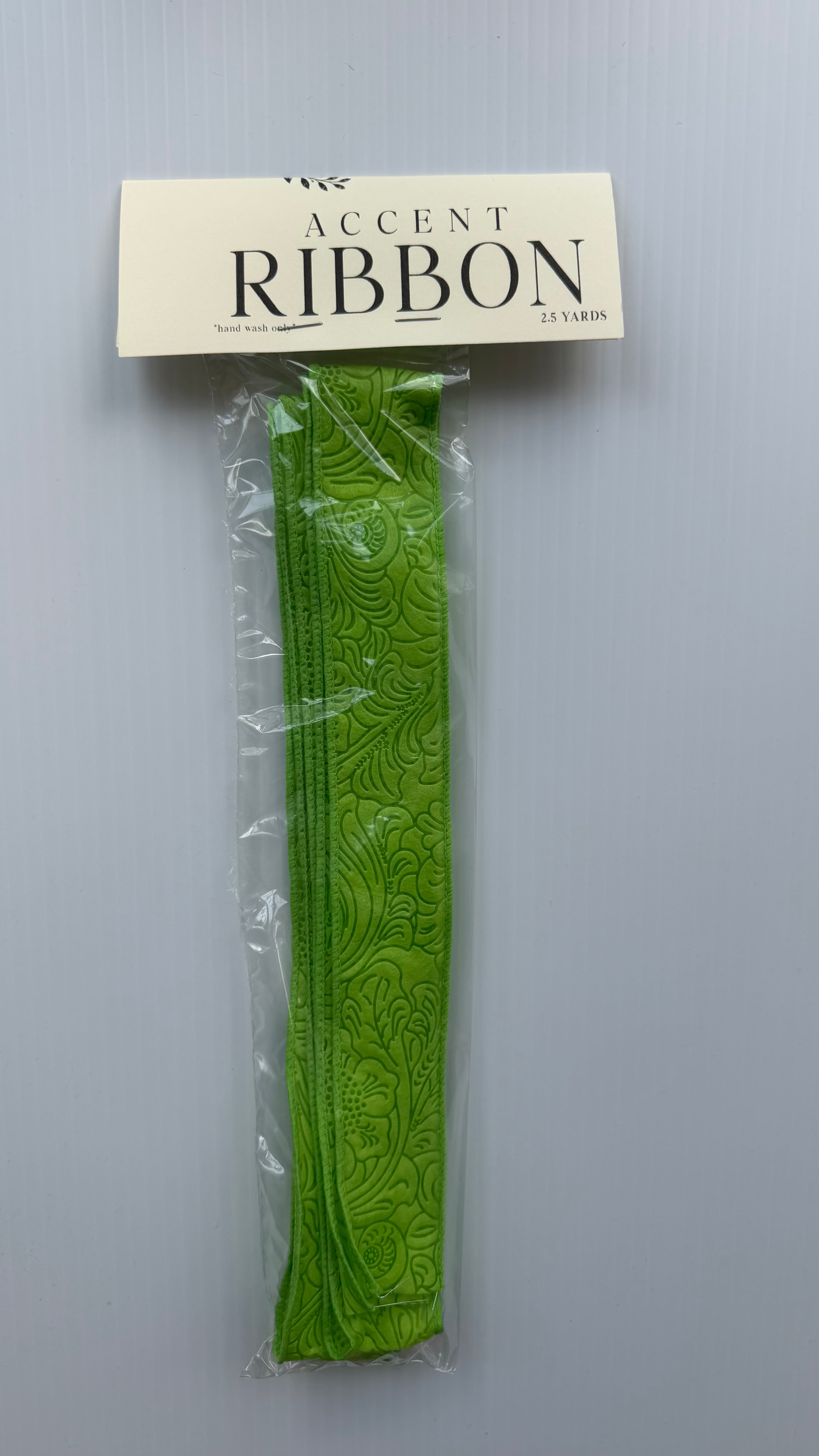 Accent Ribbon - Embossed 1.5" - Multiple Color Options