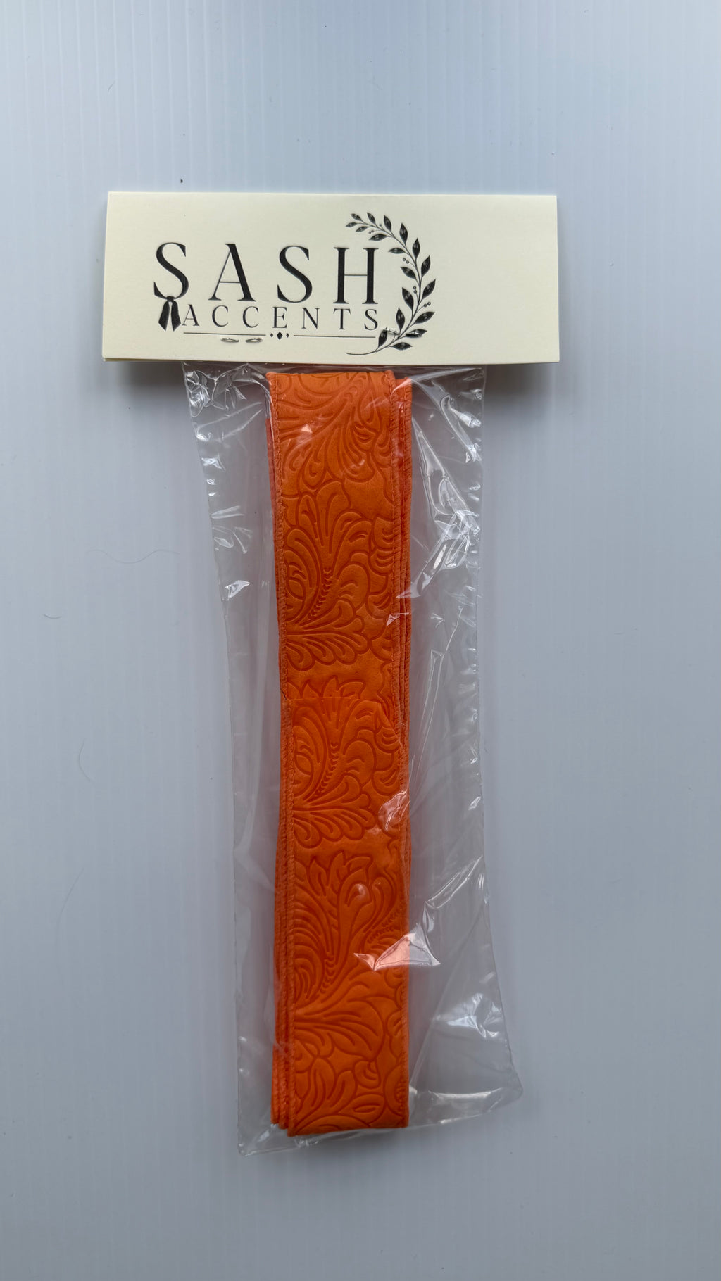 Accent Ribbon - Embossed 1.5" - Multiple Color Options
