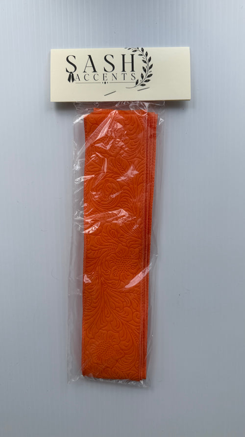 Accent Ribbon - Embossed 2.5" - Multiple Color Options