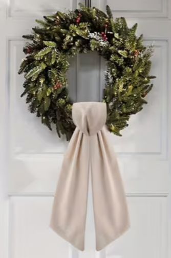 Burlap Sash